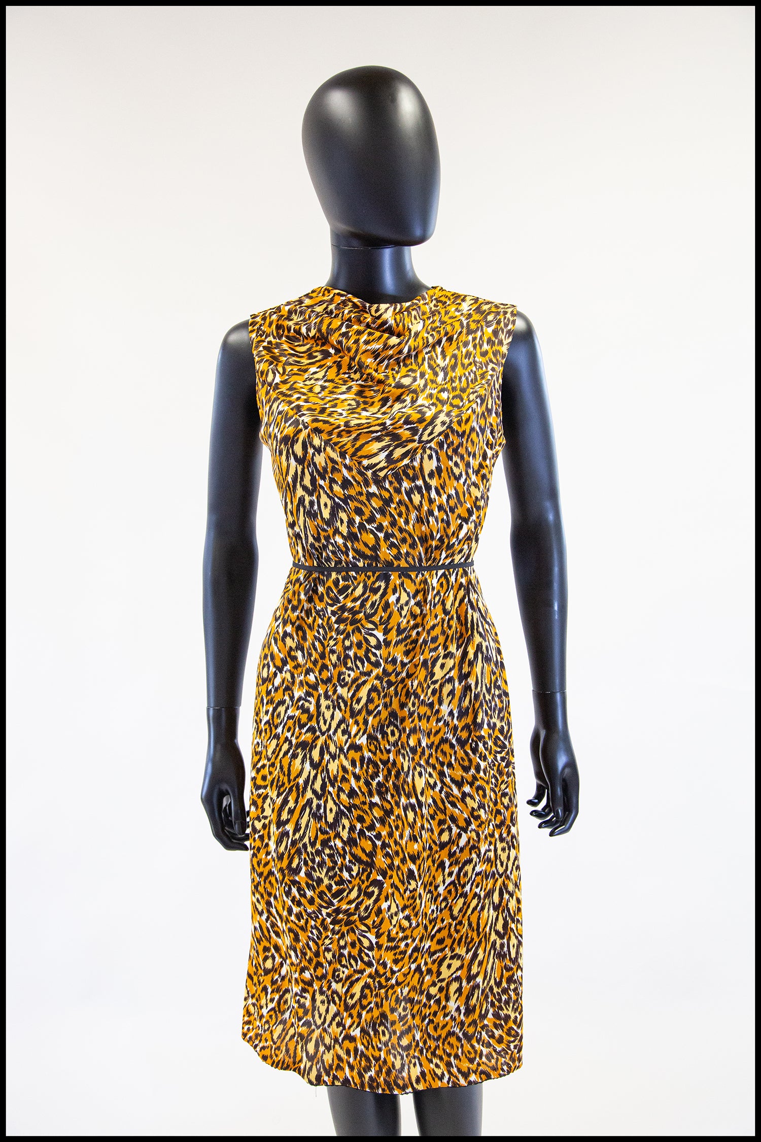 Vintage 1950s Leopard Print Shift Dress ...